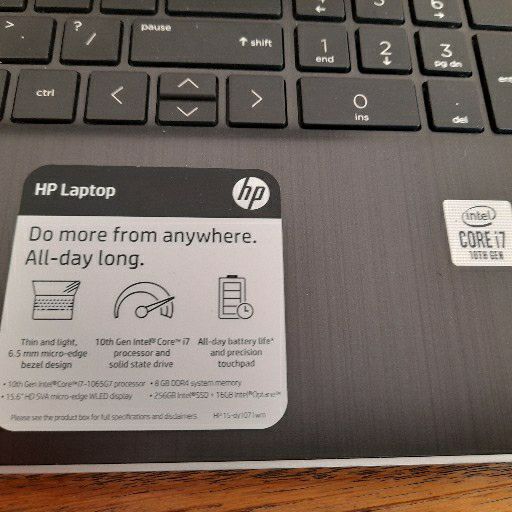 HP 15-dy1071wm i7 10TH Generation