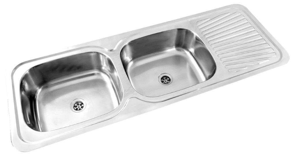 Kitchen Sink Kwikot Double End Bowl Drip Tray Drop In Brand Kitchen Sink Kwikot Double End Bowl Drip Tray Drop In