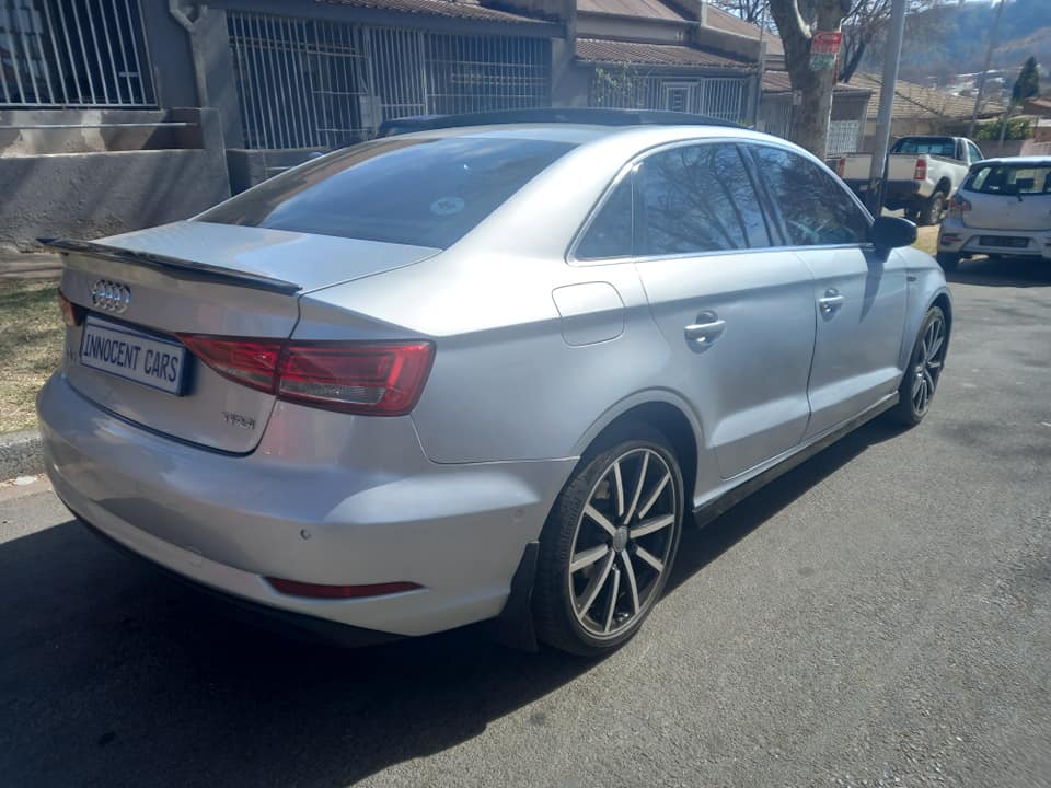 2017 AUDI A3 1.4TFSI  ENGINE PETROL, AUTOMATIC, SILVER COLOR
