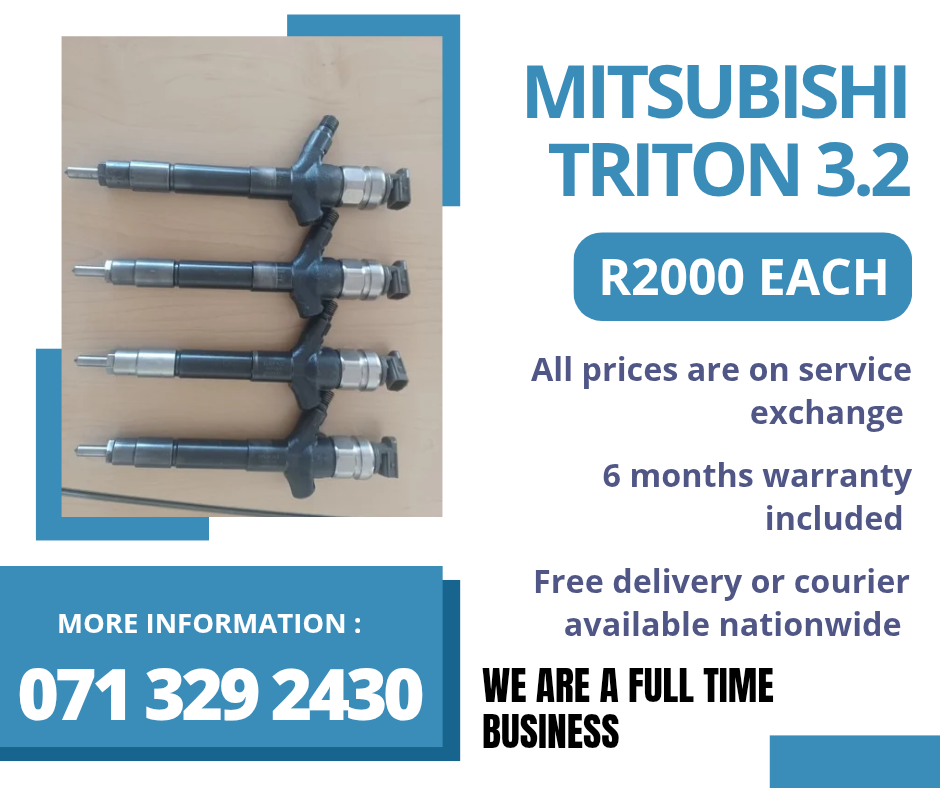 MITSUBISHI TRITON 3.2 INJECTORS FOR SALE WITH WARRANTY - Private Seller MITSUBISHI TRITON 3.2 INJECTORS FOR SALE WITH WARRANTY - Private Seller
