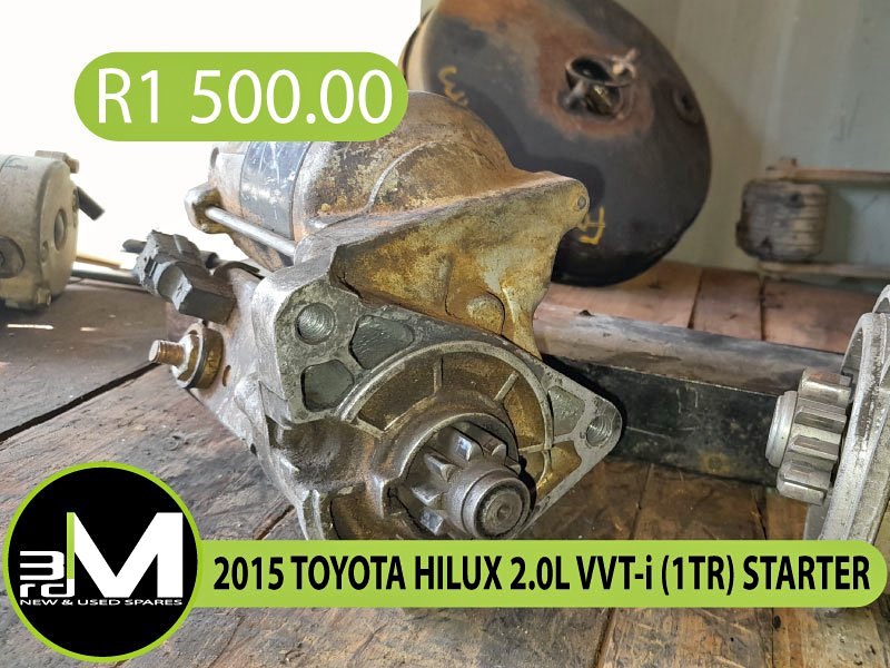 2015 TOYOTA HILUX 2.0L VVT-i (1TR) STARTER