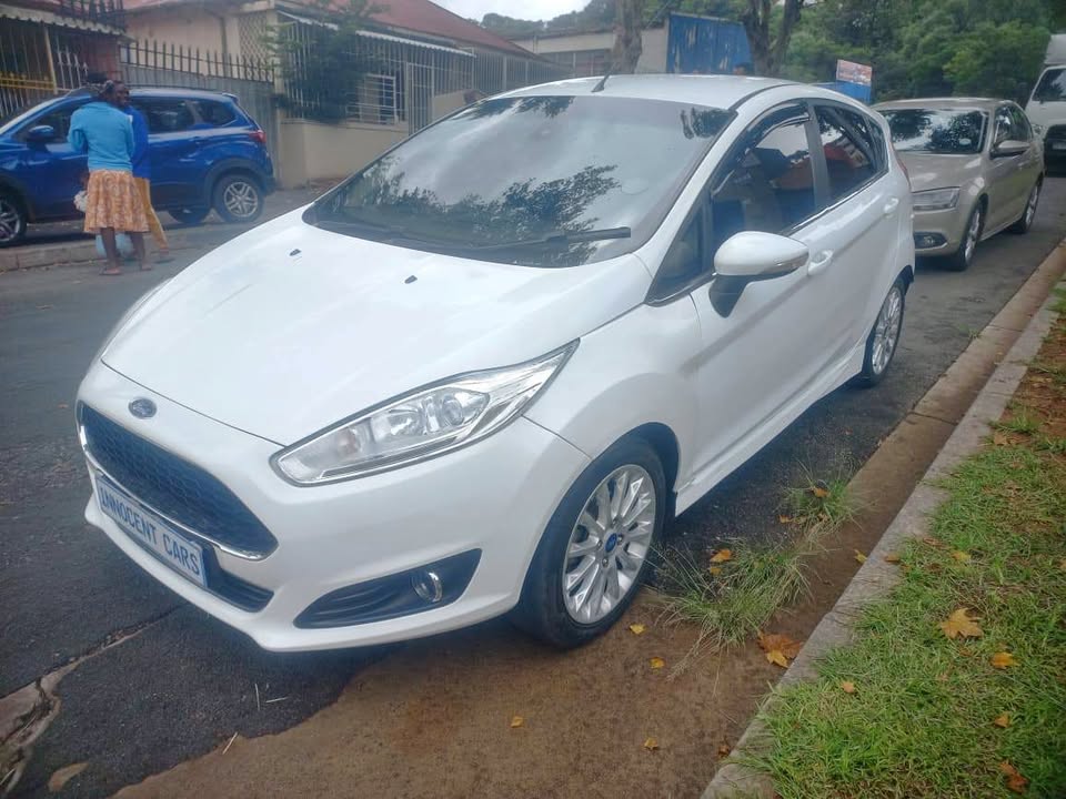 Ford Fiesta 1.0 Ecoboost Petrol, 2015 Model, Manual, White color, Mileage 77000kms