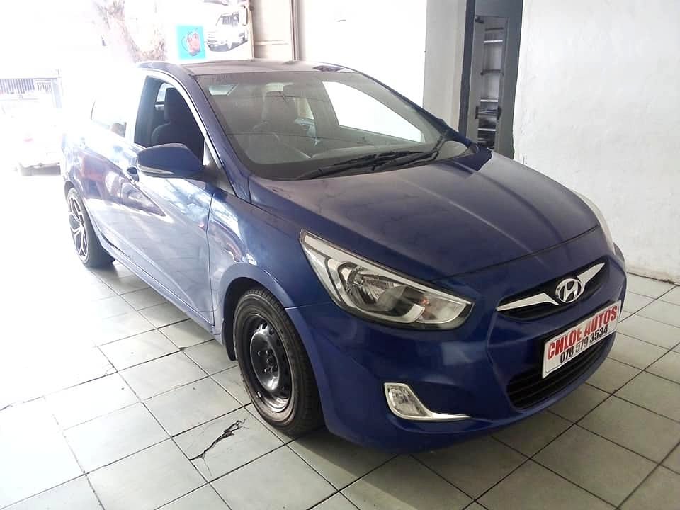 2015 HYUNDAI ACCENT 1.6 SEDAN MANUAL  PETROL BLUE