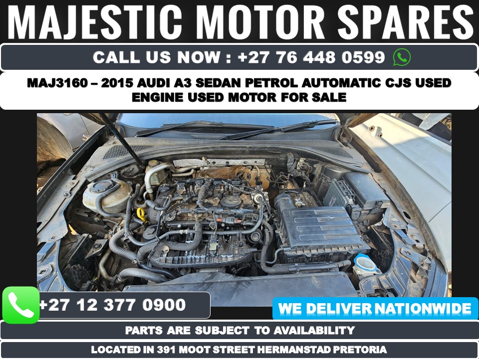 2015 Audi A3 Sedan 1.8 TFSI CJS engine for sale - Private Seller 2015 Audi A3 Sedan 1.8 TFSI CJS engine for sale - Private Seller