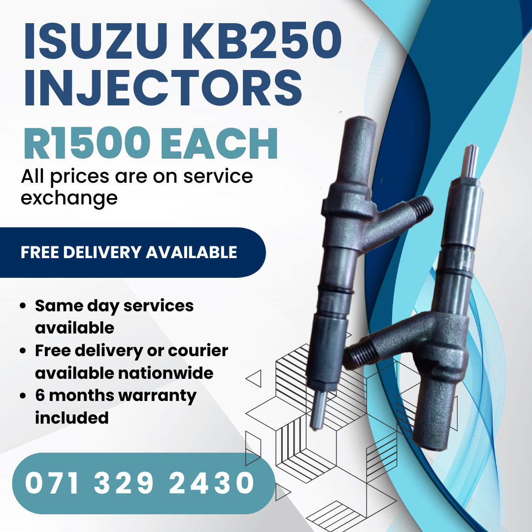 ISUZU KB250 DIESEL INJECTORS FOR SALE WITH WARRANTY - Private Seller ISUZU KB250 DIESEL INJECTORS FOR SALE WITH WARRANTY - Private Seller