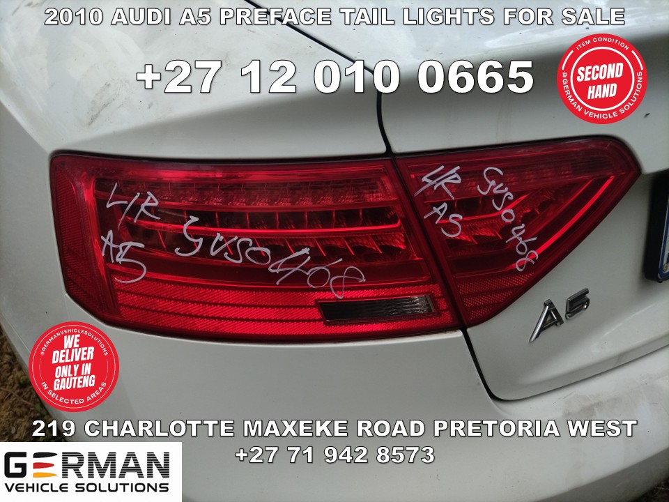2010 audi a5 preface tail lights for sale - Private Seller 2010 audi a5 preface tail lights for sale - Private Seller