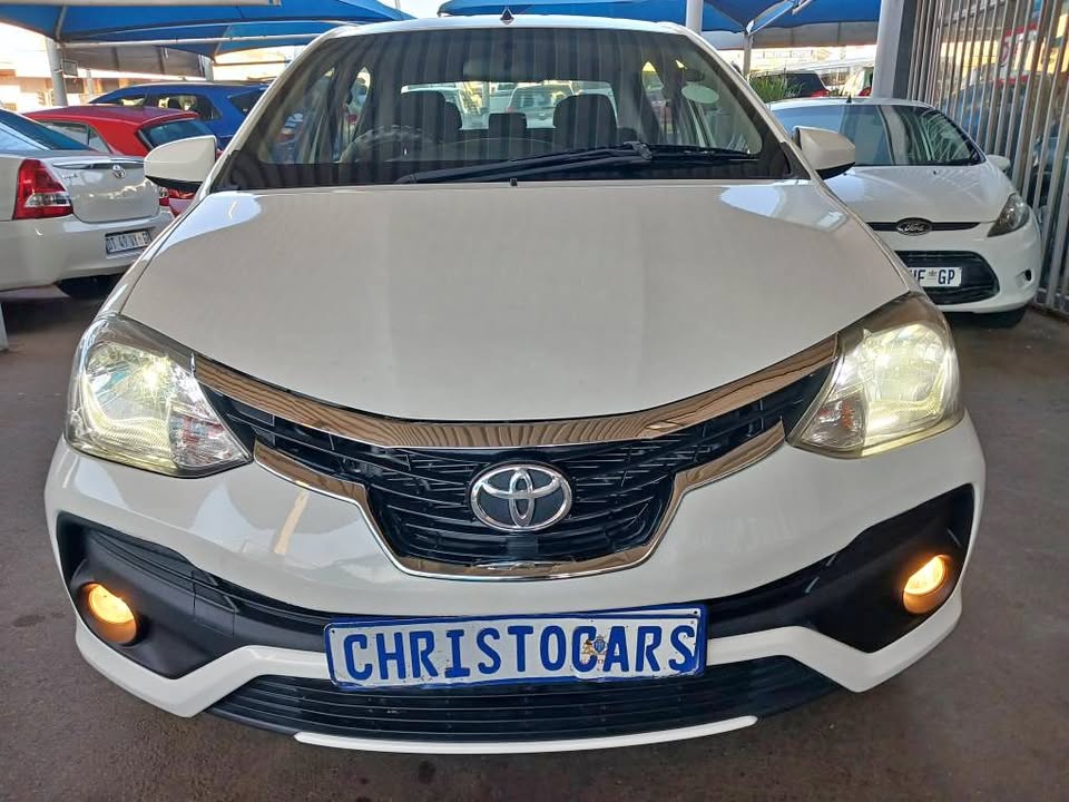 2019 model Toyota Etios Sprite sedan manual transmission petrol 1.5 engine capacity mileage 78000km