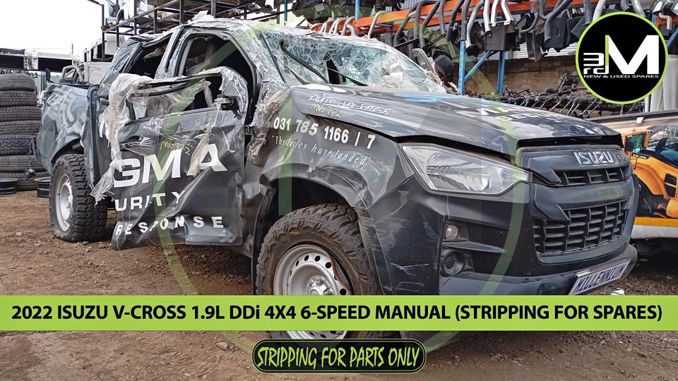 2022 ISUZU D-MAX VCROSS 1.9 Ddi 6-SPEED 4×4 MANUAL (STRIPPING FOR PARTS)