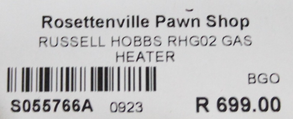 Russell Hobbs gas heater S055766A | Junk Mail