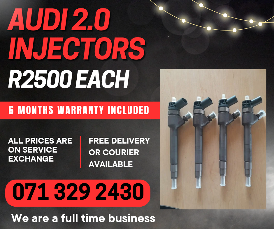 AUDI 2.0 INJECTORS FOR SALE WITH WARRANTY INCLUDED - Private Seller AUDI 2.0 INJECTORS FOR SALE WITH WARRANTY INCLUDED - Private Seller