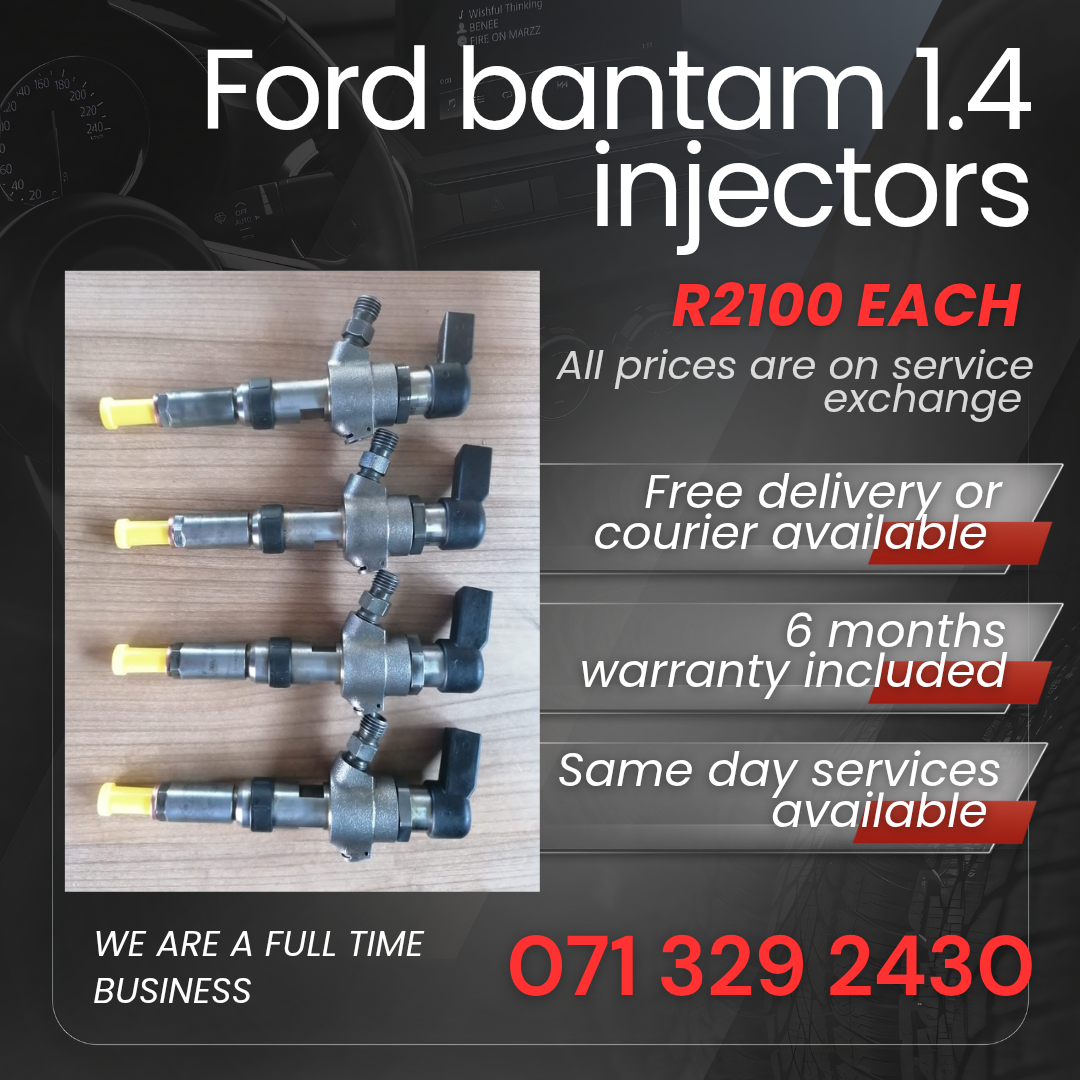FORD BANTAM 1.4 DIESEL INJECTORS FOR SALE WITH WARRANTY - Private Seller FORD BANTAM 1.4 DIESEL INJECTORS FOR SALE WITH WARRANTY - Private Seller