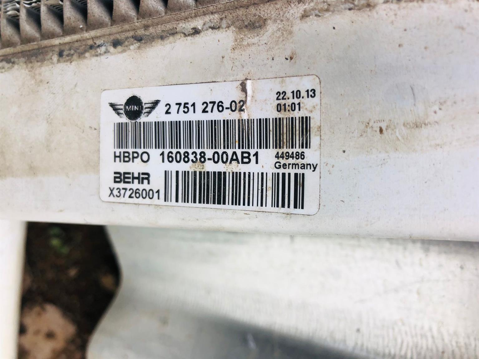 Mini Cooper S R55 R61 intercooler - Private Seller Mini Cooper S R55 R61 intercooler - Private Seller