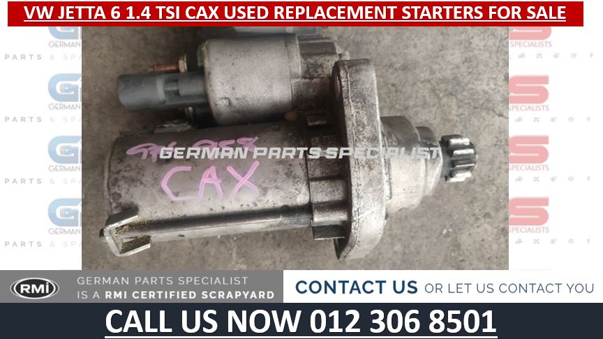 VW JETTA 6 1.4 TSI CAX USED REPLACEMENT STARTERS FOR SALE - Private Seller VW JETTA 6 1.4 TSI CAX USED REPLACEMENT STARTERS FOR SALE - Private Seller