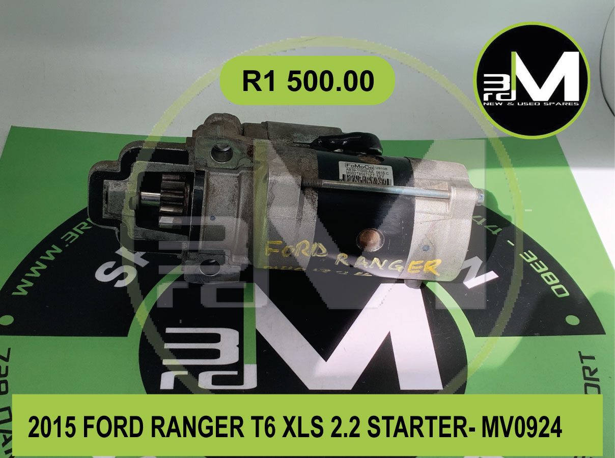 Starter Motor- Ford Ranger - Private Seller Starter Motor- Ford Ranger - Private Seller