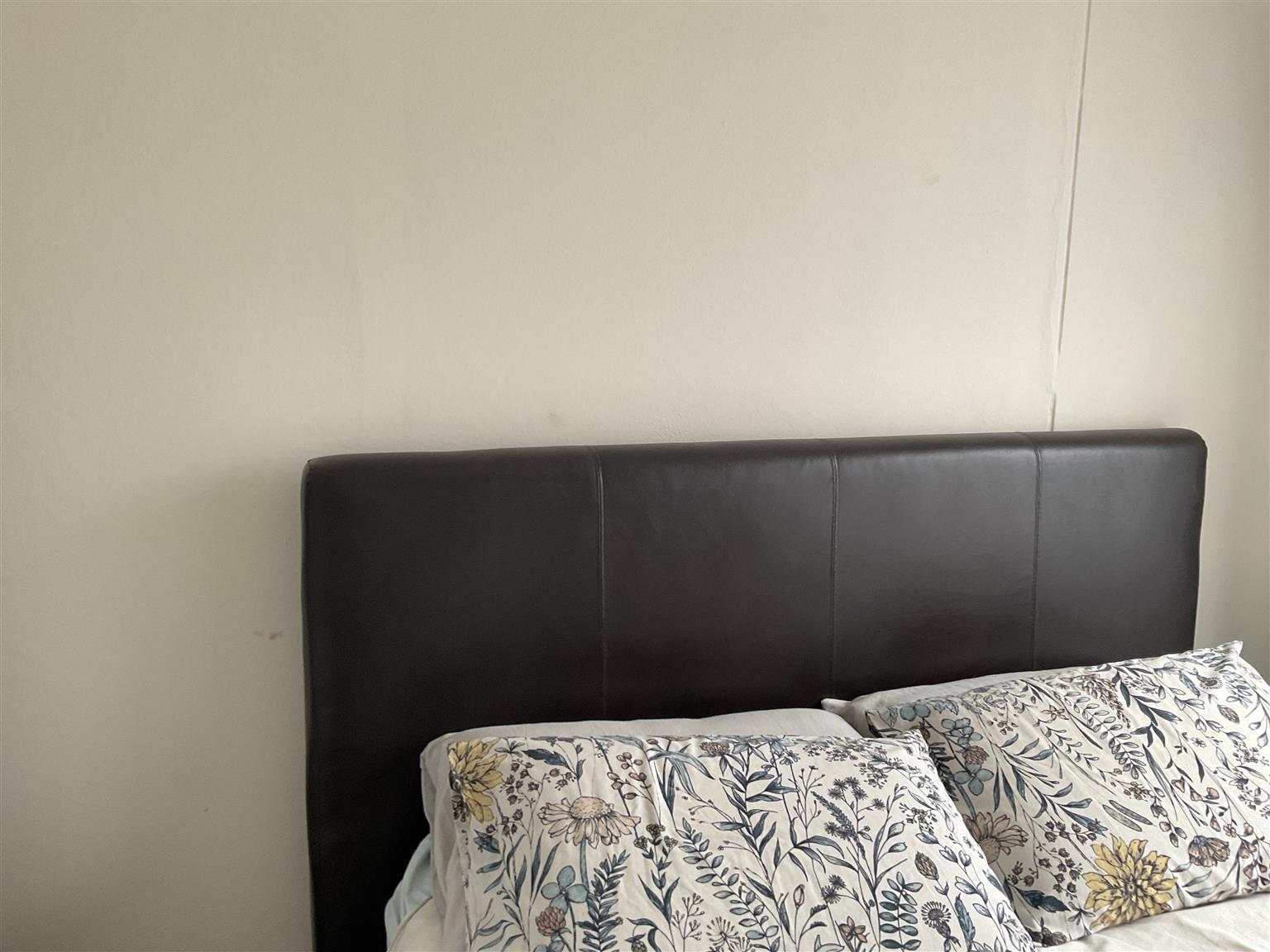 Mattress with headboard, no base