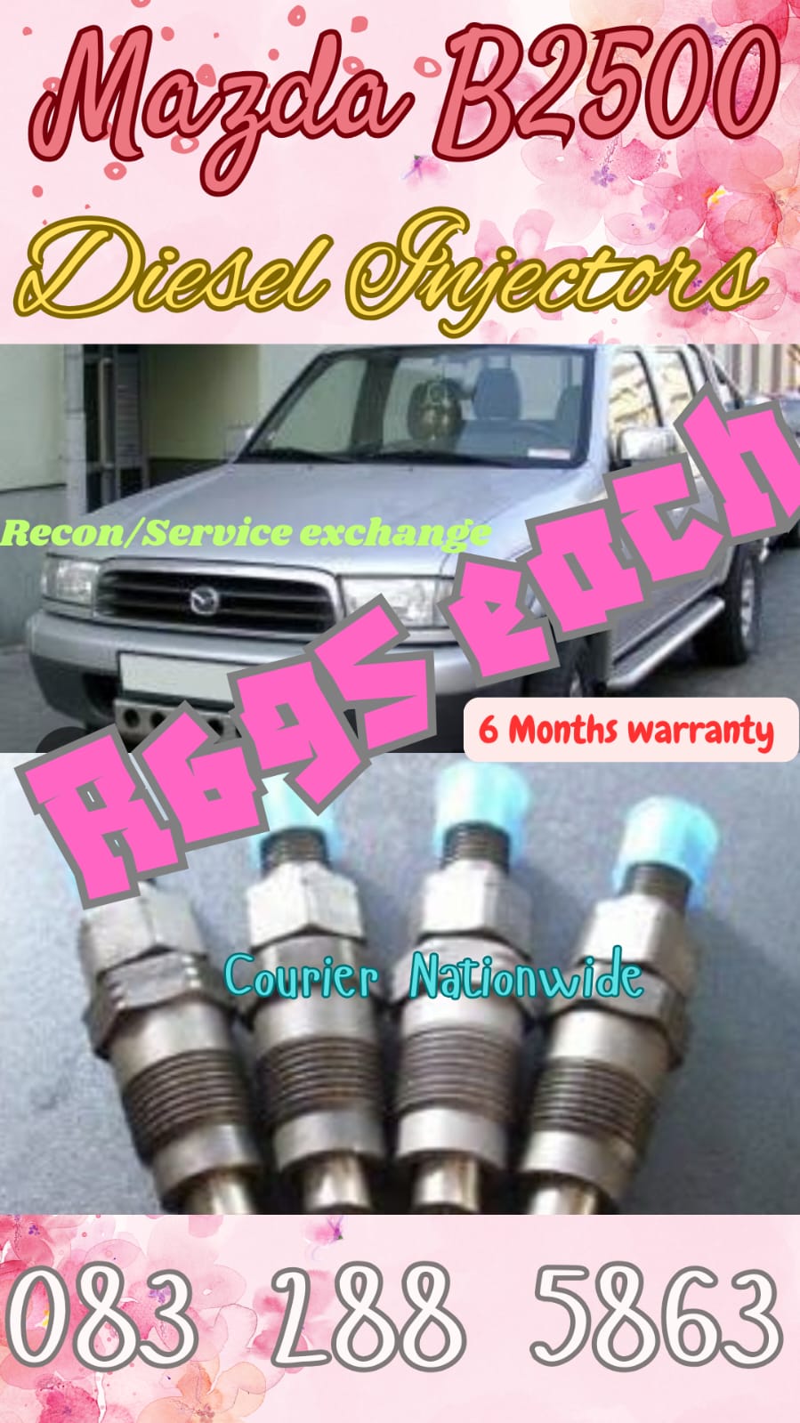 Mazda B2500 Diesel Injectors - Private Seller