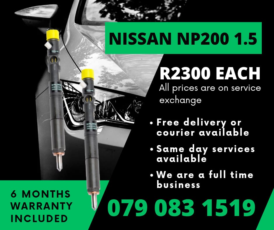 NISSAN NP200 1.5 INJECTORS FOR SALE WITH WARRANTY INCLUDED - Private Seller NISSAN NP200 1.5 INJECTORS FOR SALE WITH WARRANTY INCLUDED - Private Seller