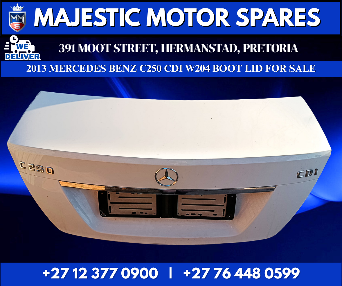 Mercedes-Benz C250 CDI W204 Boot Lid for Sale - Private Seller Mercedes-Benz C250 CDI W204 Boot Lid for Sale - Private Seller