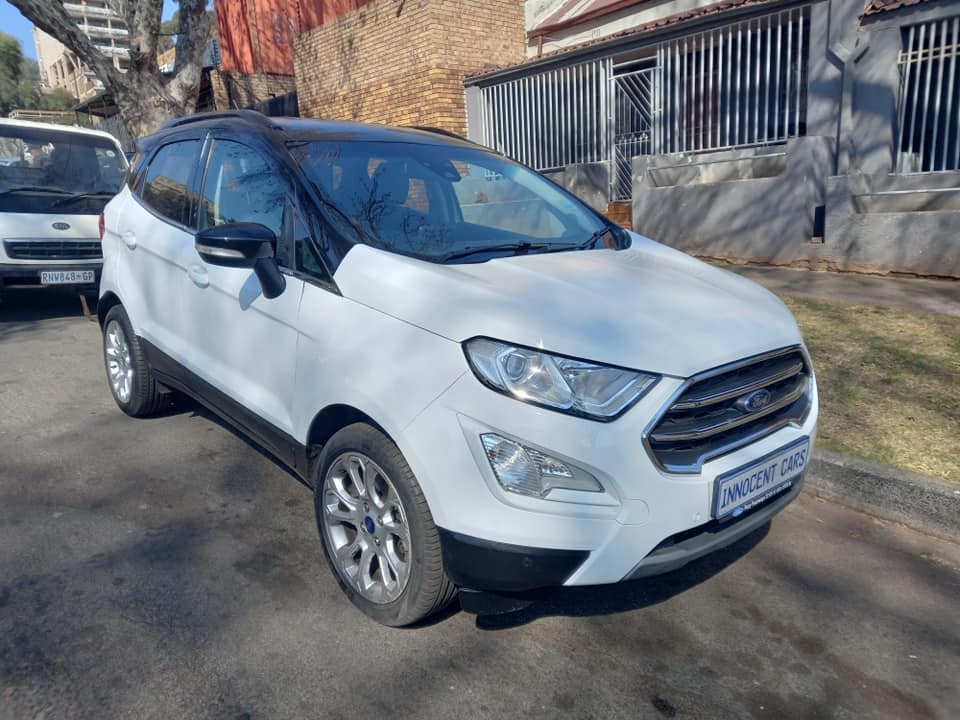 2021 FORD ECOSPORT TITANIUM 1.0 ENGINE PETROL, AUTOMATIC, KEYLESS, WHITE COLOR, 22000KMS