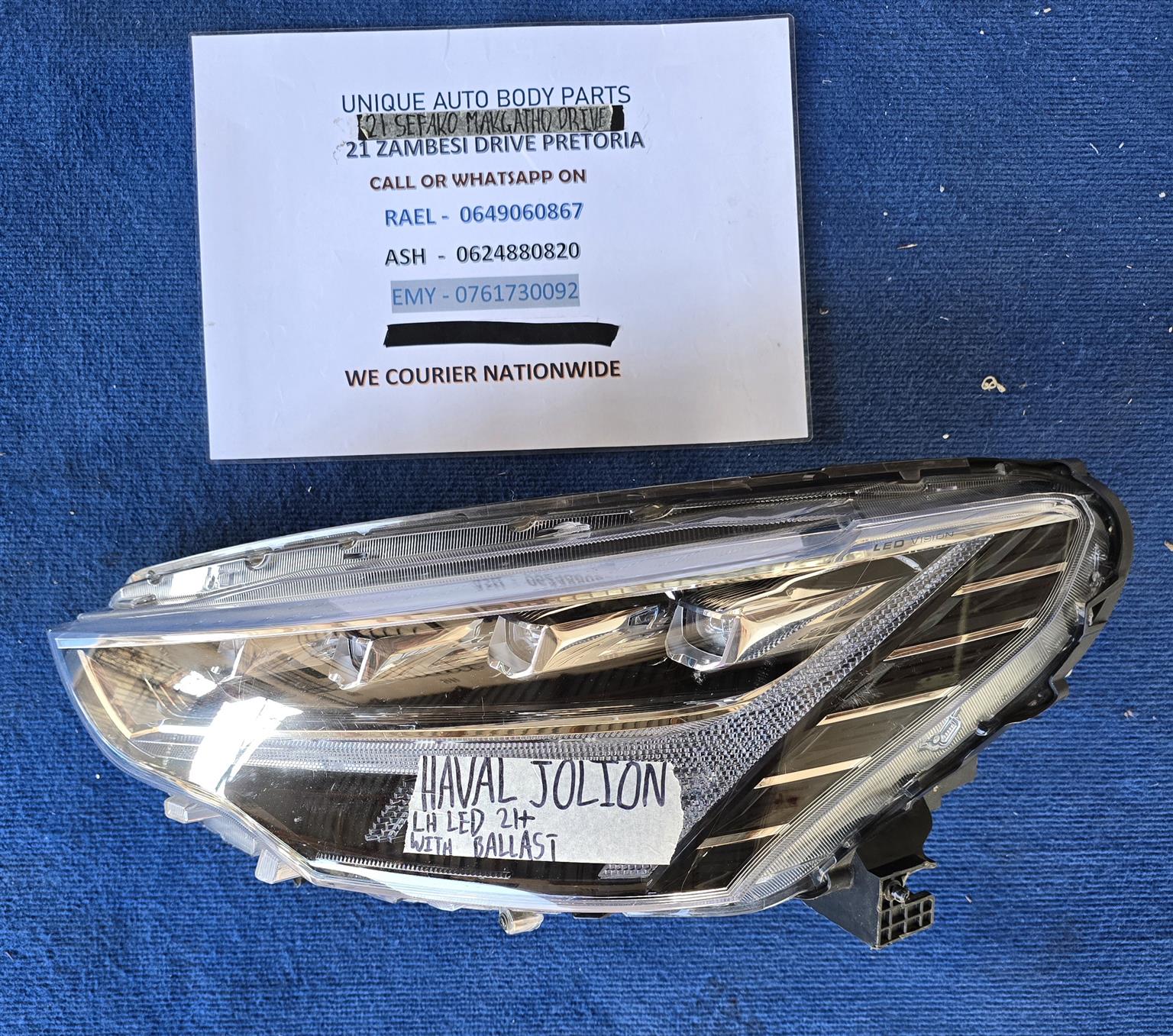 Haval Jolion Left Headlight Haval Jolion Left Headlight