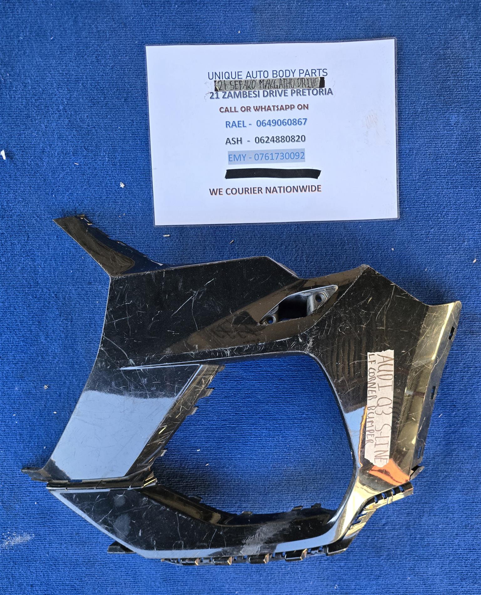 Audi Q3 S-Line Left Front Corner Bumper Audi Q3 S-Line Left Front Corner Bumper