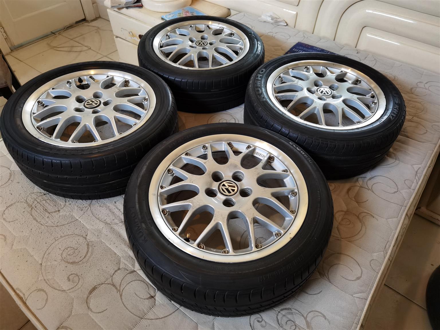 16 Inch Original Vw Rims Golf 4 Gti s Rims With Tyres Junk Mail