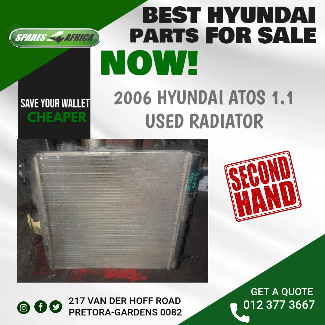 RADIATOR 2006 HYUNDAI ATOS 1.1 for sale - Private Seller RADIATOR 2006 HYUNDAI ATOS 1.1 for sale - Private Seller