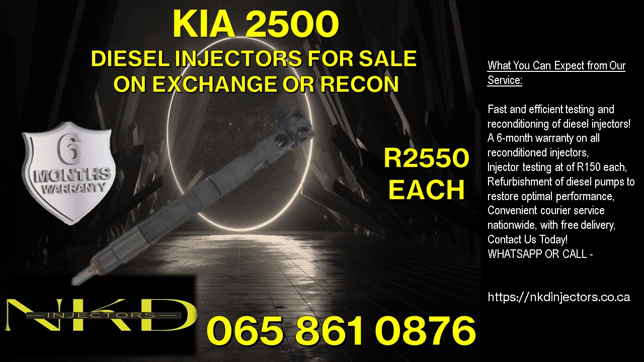 KIA 2500 INJECTORS FOR SALE. 6 MONTHS WARRANTY ON EACH PURCHASE. - Private Seller KIA 2500 INJECTORS FOR SALE. 6 MONTHS WARRANTY ON EACH PURCHASE. - Private Seller
