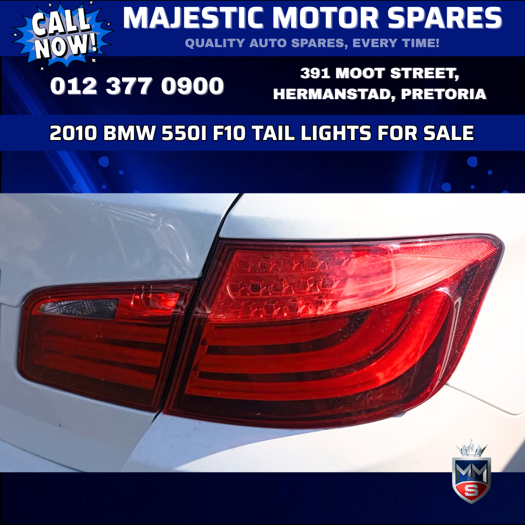 2010 BMW 550i F10 Tail Lights – Used - Private Seller 2010 BMW 550i F10 Tail Lights – Used - Private Seller
