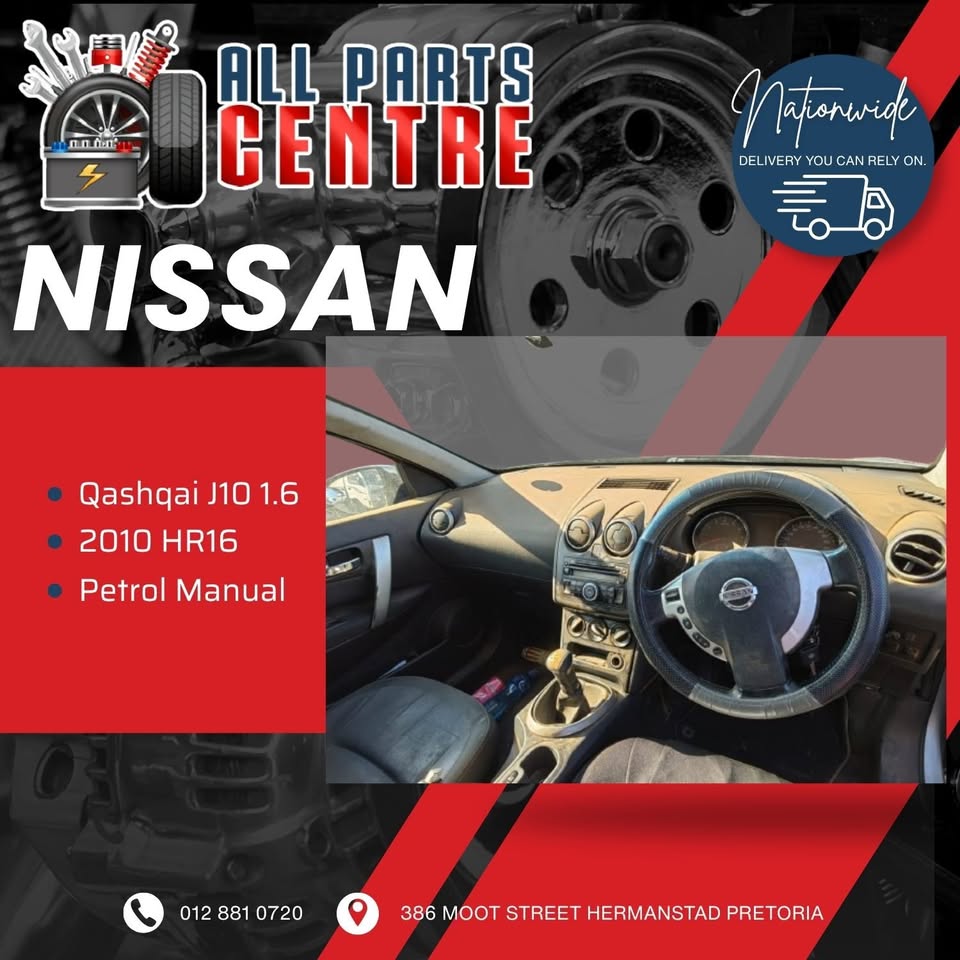 Nissan Qashqai J10 2010 1.6 HR16 Petrol Manual – Stripping for Spares - Private Seller Nissan Qashqai J10 2010 1.6 HR16 Petrol Manual – Stripping for Spares - Private Seller