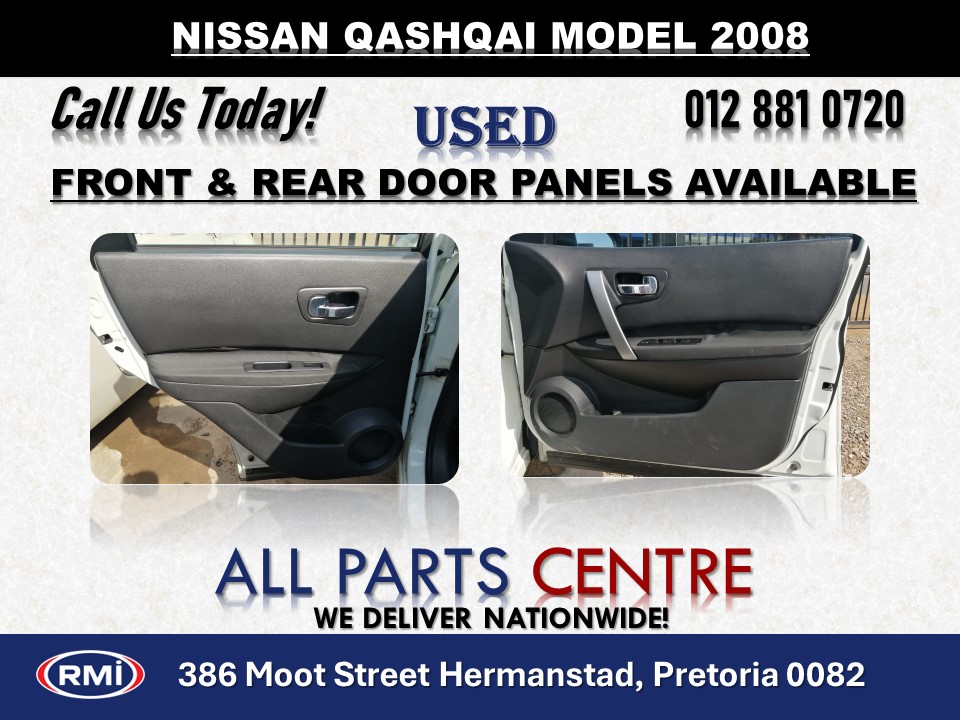 Nissan Qashqai Used Door Panels for Front and Rear Side for Sale Nissan Qashqai Used Door Panels for Front and Rear Side for Sale