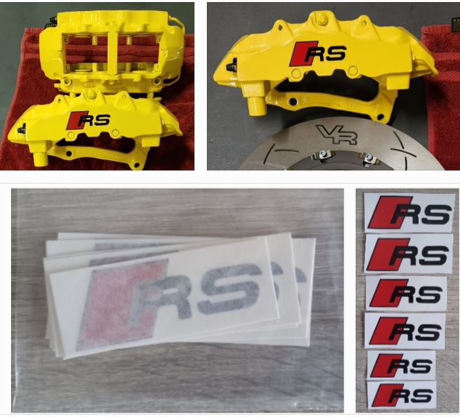 Audi RS brake caliper stickers decal sets - Private Seller Audi RS brake caliper stickers decal sets - Private Seller