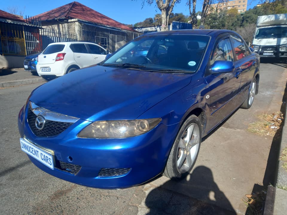 2003 MAZDA 6 SEDAN 1.4 PETROL ENGINE, MANUAL, BLUE COLOR