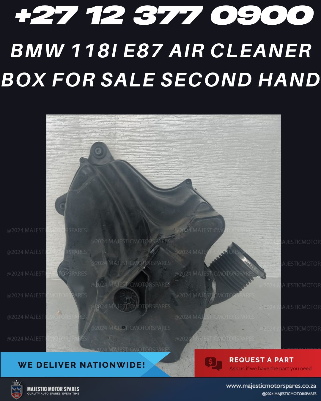 BMW 118i E87 Air Cleaner Box Genuine Used BMW Air Intake Part for sale - Private Seller BMW 118i E87 Air Cleaner Box Genuine Used BMW Air Intake Part for sale - Private Seller