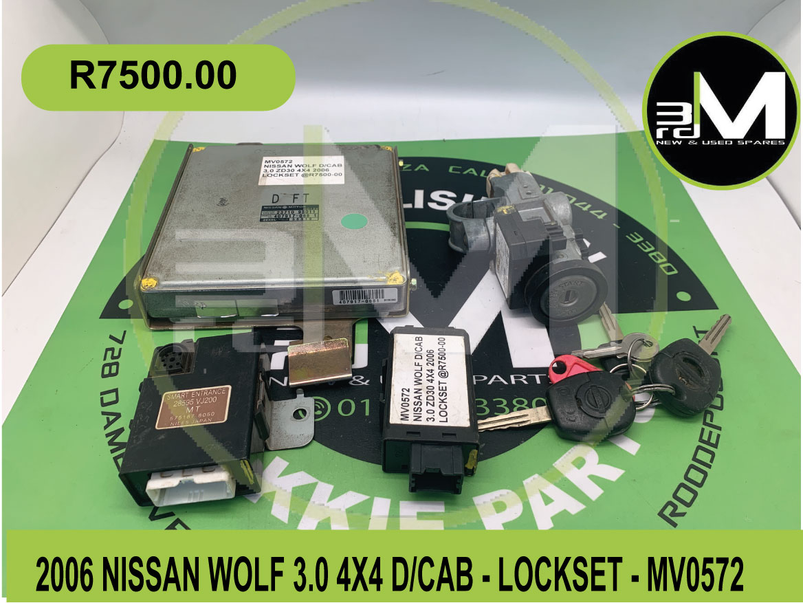 LOCKSET - NISSAN WOLF 3.0 - Private Seller LOCKSET - NISSAN WOLF 3.0 - Private Seller