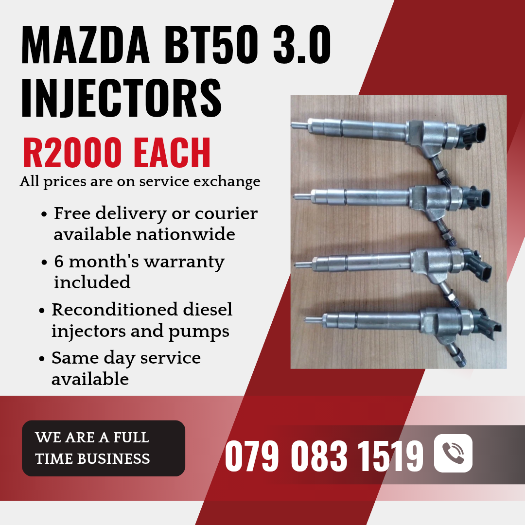 MAZDA BT50 3.0 INJECTORS FOR SALE WITH WARRANTY - Private Seller MAZDA BT50 3.0 INJECTORS FOR SALE WITH WARRANTY - Private Seller