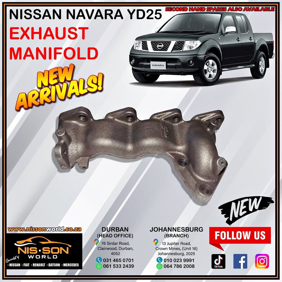 NISSAN NAVARA YD25 EXHAUST MANIFOLD - Private Seller NISSAN NAVARA YD25 EXHAUST MANIFOLD - Private Seller