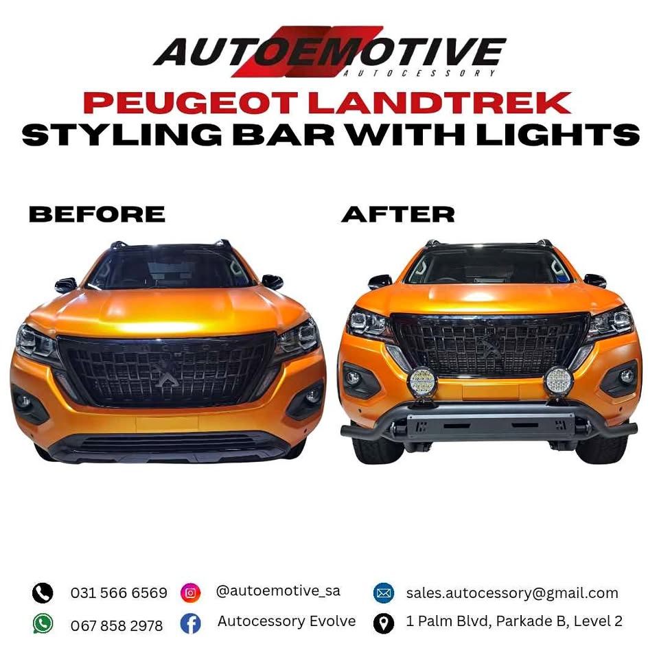 Peugeot Landtrek Styling Bar with Lights - Private Seller