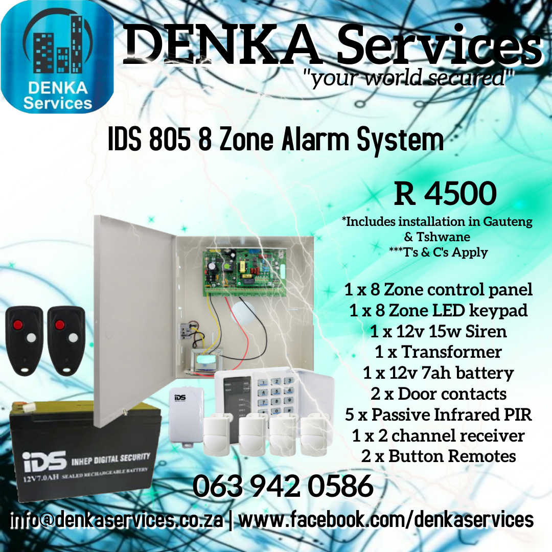 IDS 805 8 Zone Alarm System