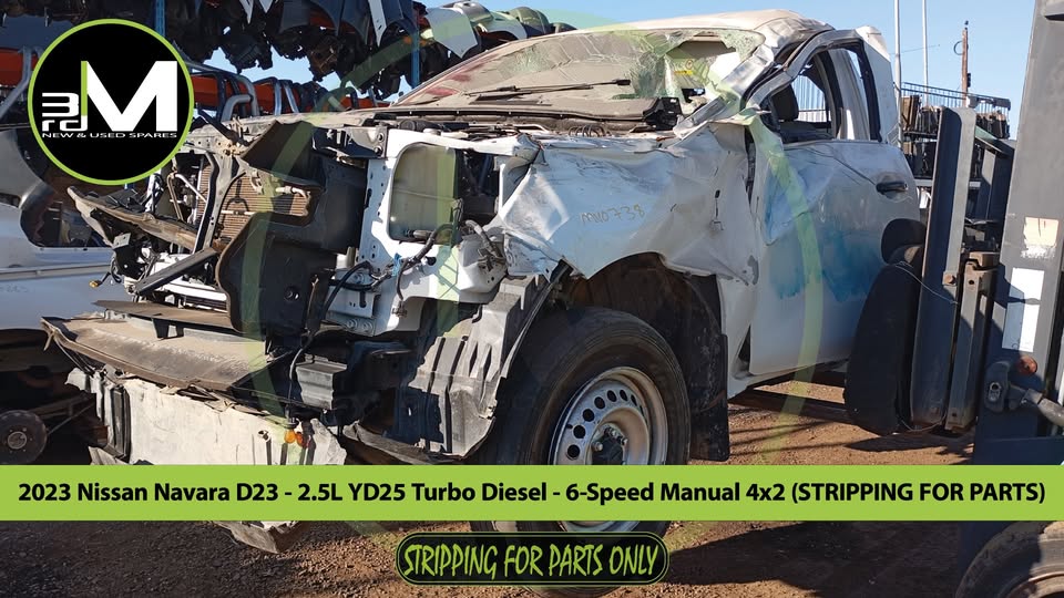 023 Nissan Navara D23 2.5L YD25 Turbo Diesel 6 Speed Manual 4x2 (STRIPPING FOR PARTS) MV0738