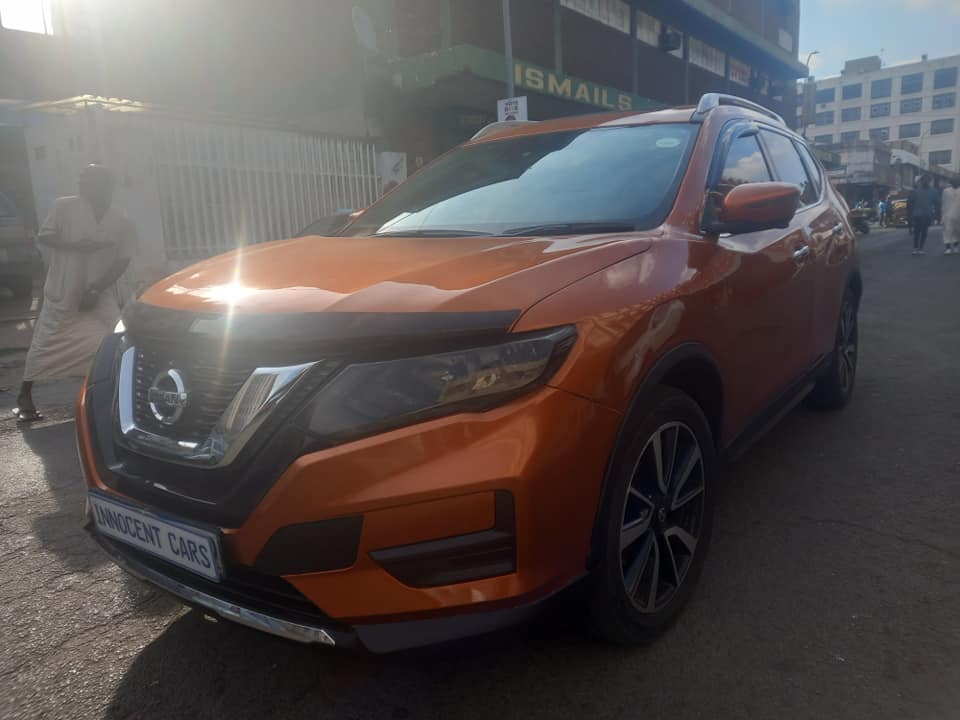 2018 NISSAN X-TRAIL 1.6 PETROL ENGINE, SUV, AUTOMATIC, ORANGE COLOUR, MILEAGE 107000KM
