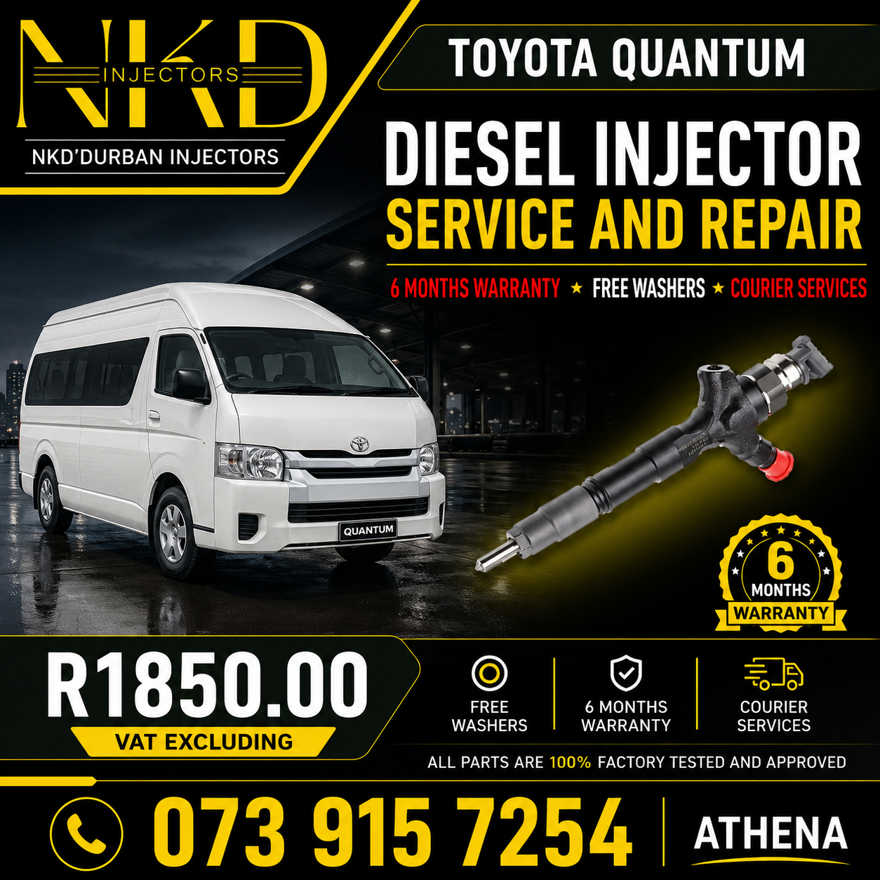 Recondition_Injectors_Toyota_Quantum - Private Seller Recondition_Injectors_Toyota_Quantum - Private Seller