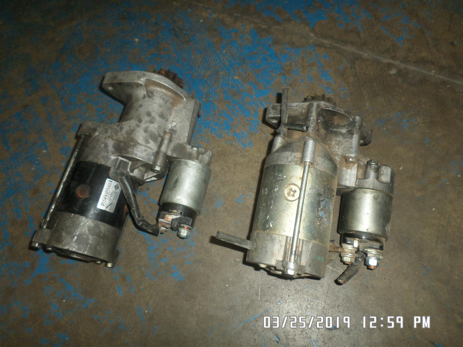 Nissan Navara 2.5 starter motor engine for sale Nissan Navara 2.5 starter motor engine for sale