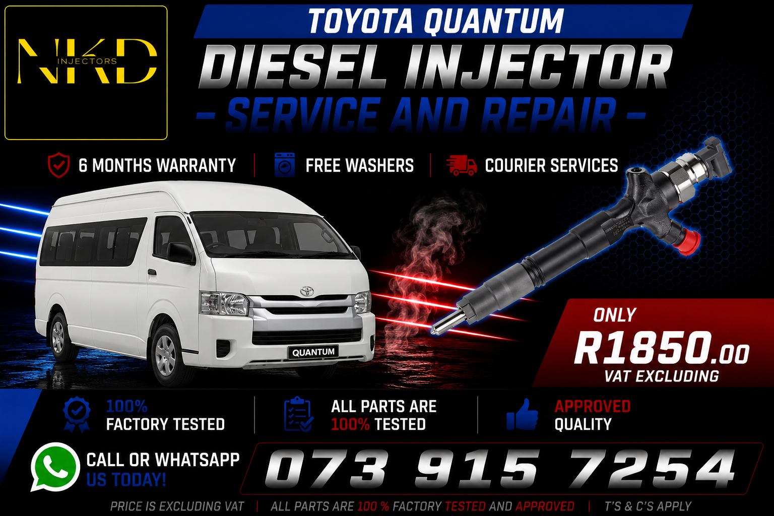 Recondition_Toyota_Quantum_Injectors - Private Seller Recondition_Toyota_Quantum_Injectors - Private Seller