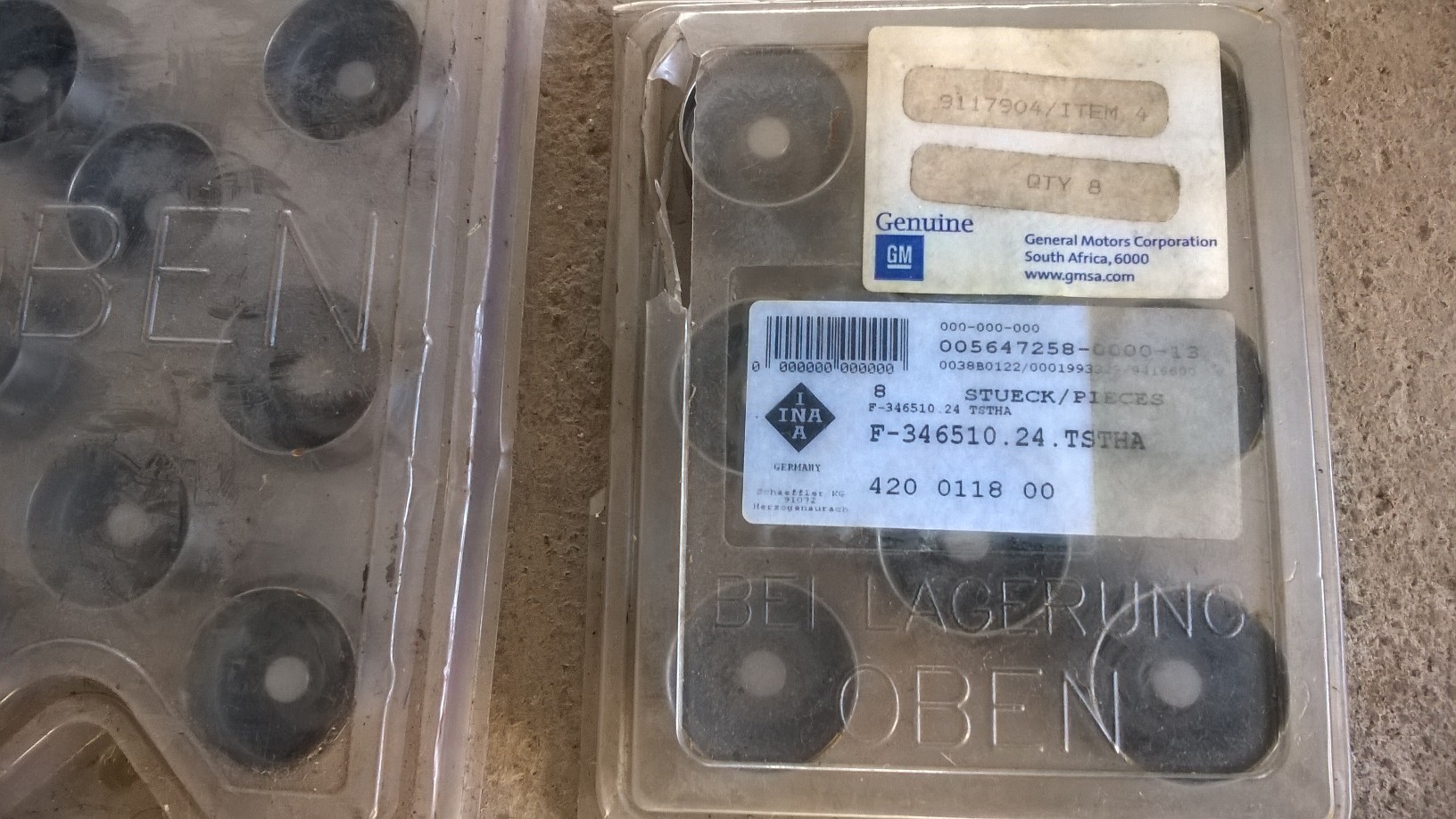 Opel 16valve hydraulic lifters - Private Seller