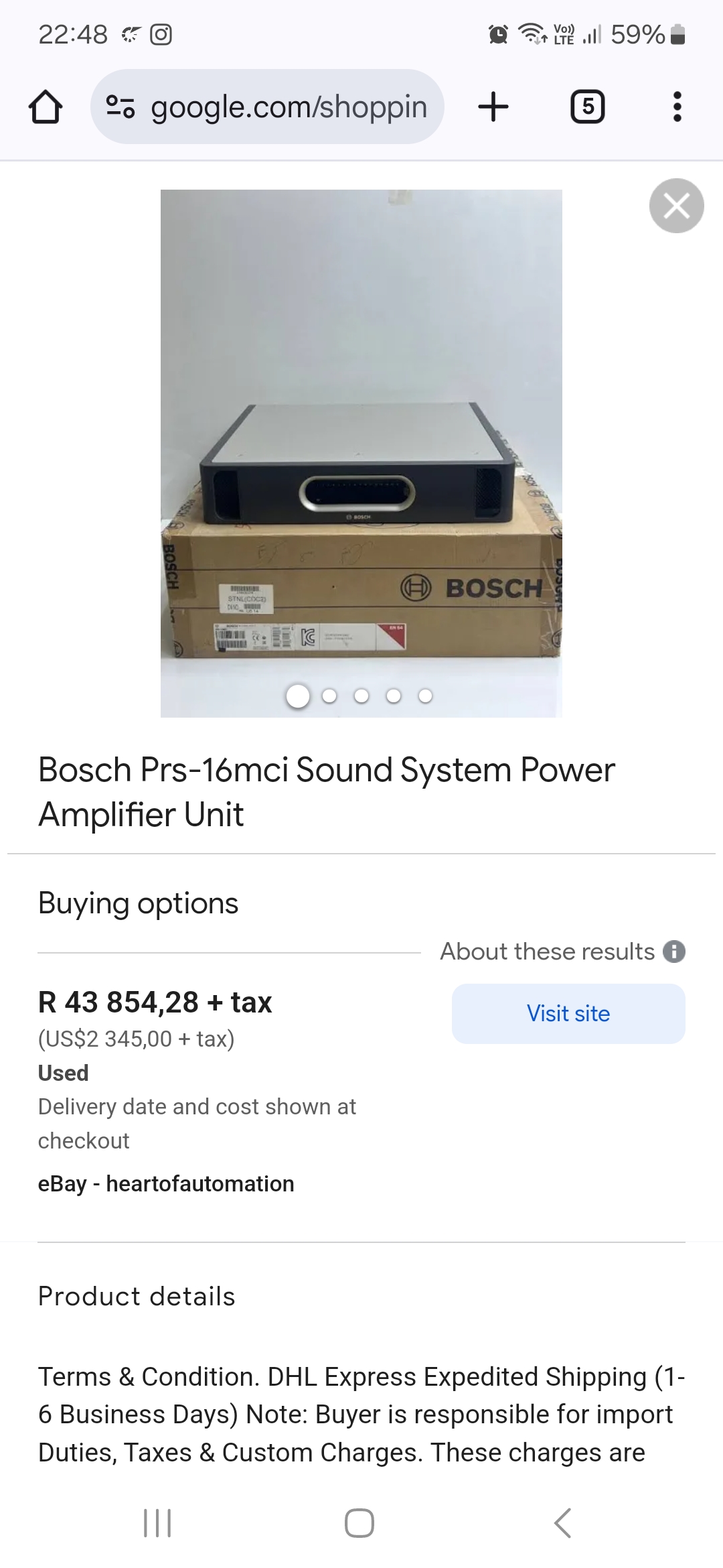 Bosch Public Address System