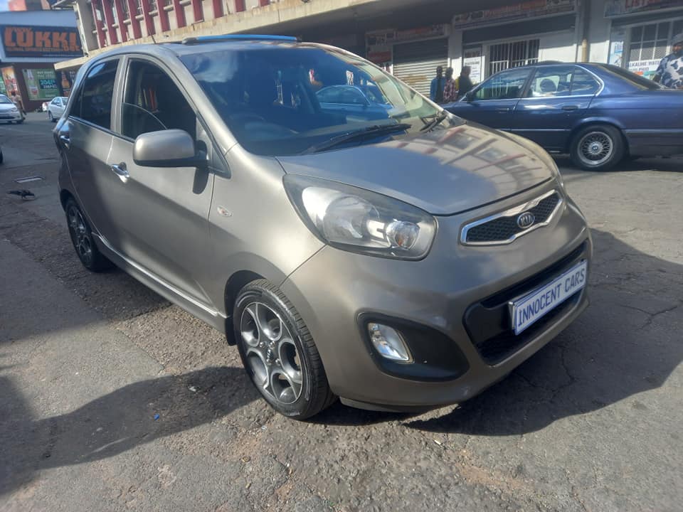 2012 KIA PICANTO 1.2 PETROL MANUAL TRANSMISSION, GREY COLOUR