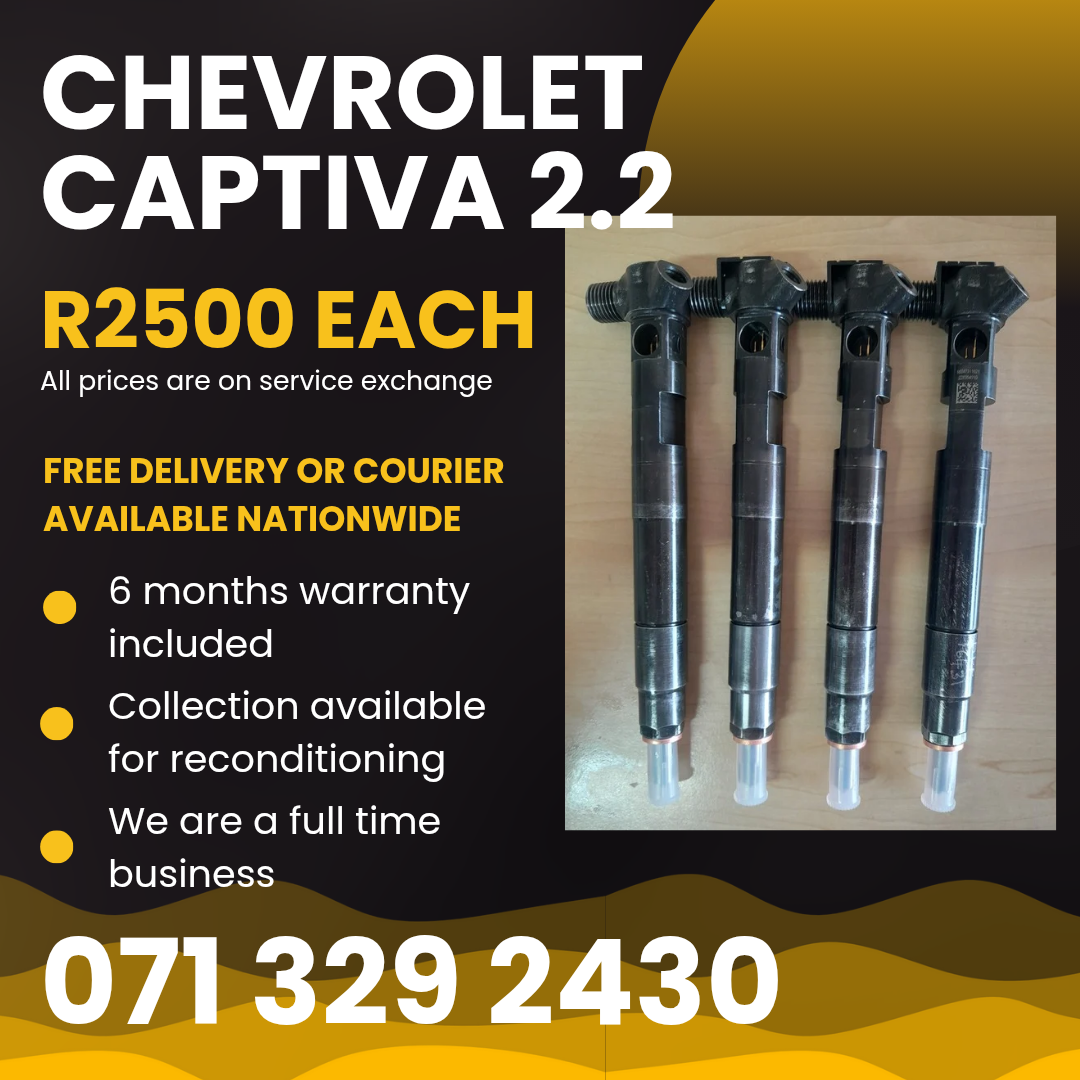 CHEVROLET CAPTIVA 2.2 INJECTORS FOR SALE WITH WARRANTY - Private Seller CHEVROLET CAPTIVA 2.2 INJECTORS FOR SALE WITH WARRANTY - Private Seller