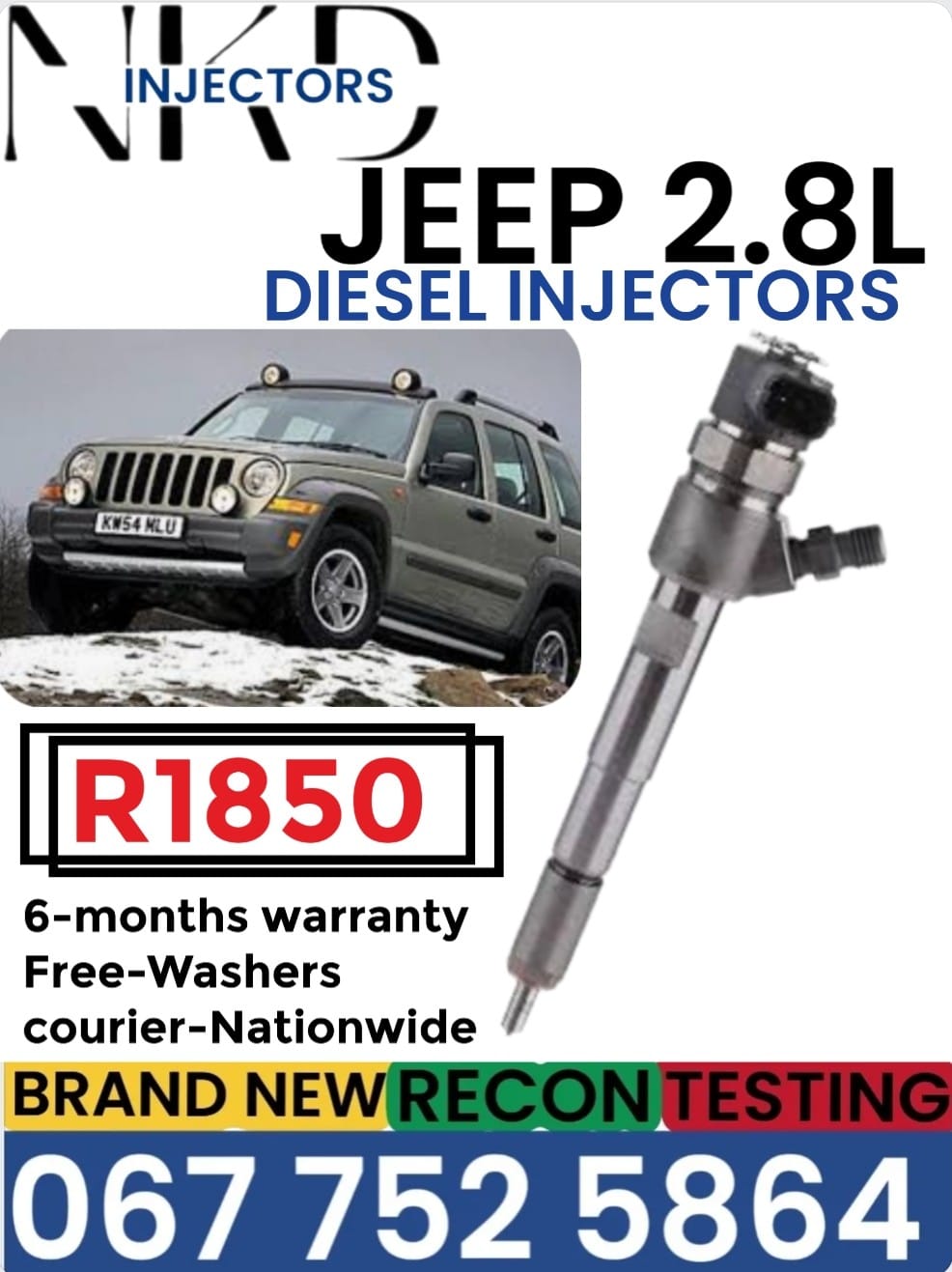 Jeep 2.8L Diesel injectors - Private Seller Jeep 2.8L Diesel injectors - Private Seller