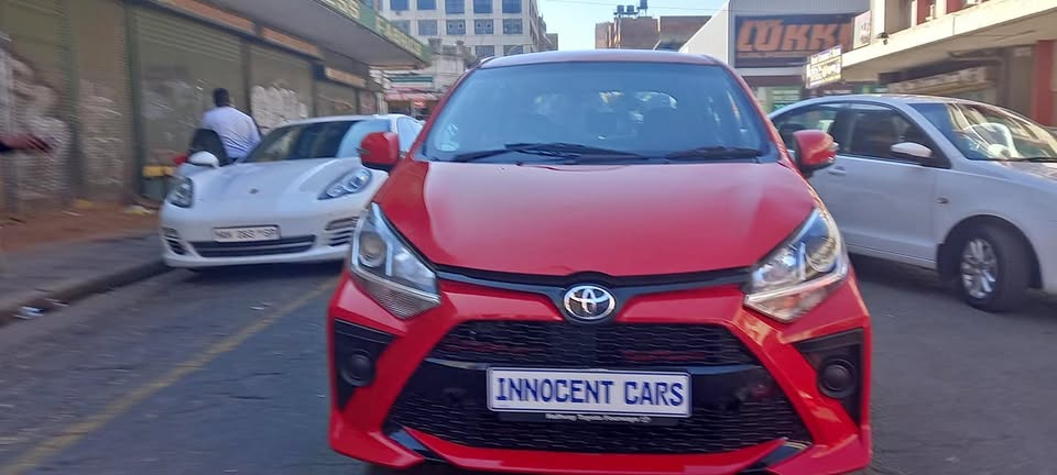 USED 2022 TOYOTA AYGA 1.0, MANUAL, RED COLOUR,